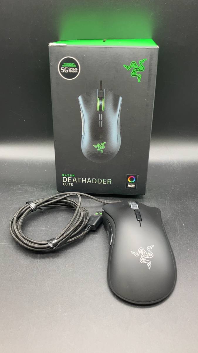 Razer RZ01-02010100-R3A1 DeathAdder Elite RZ01-02010100-R3A1 [ge-ming for mouse ] mouse 