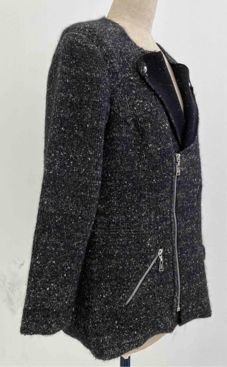 LOUIS VUITTON Louis Vuitton tweed jacket gray series 