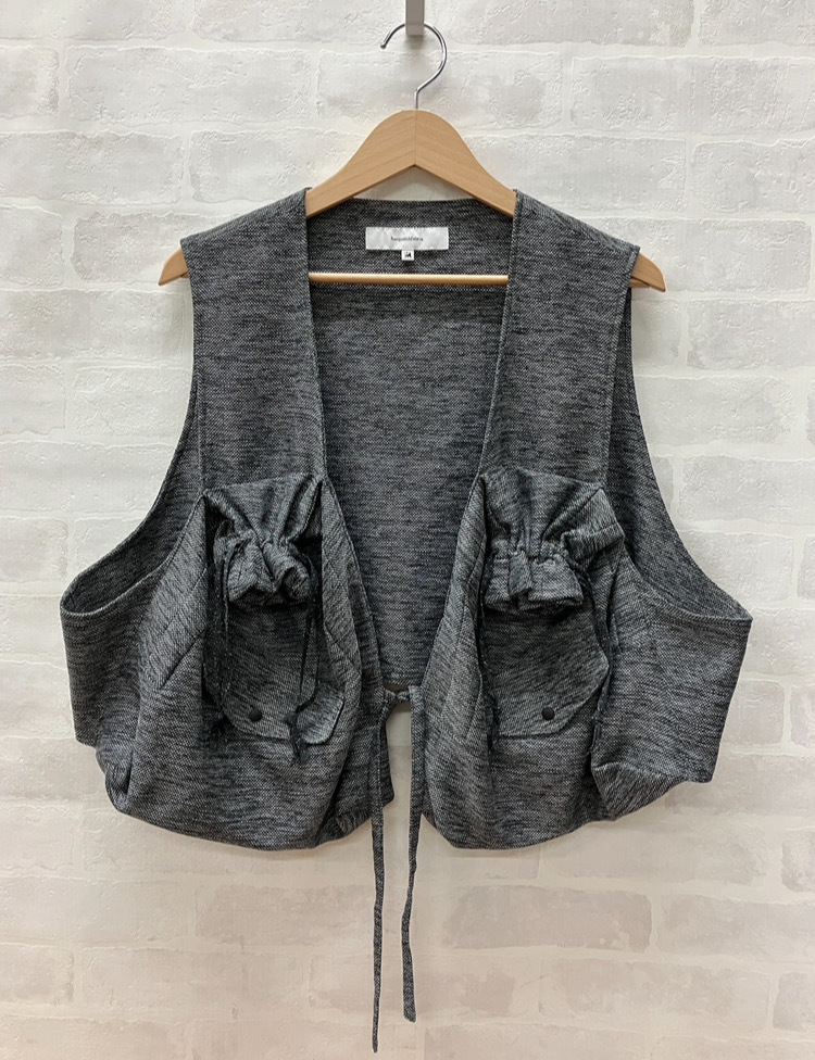 ★【Sasquatchfabrix.】サスクワッチファブリックス DRAWSTRING PK VEST 23SS-GOA-005