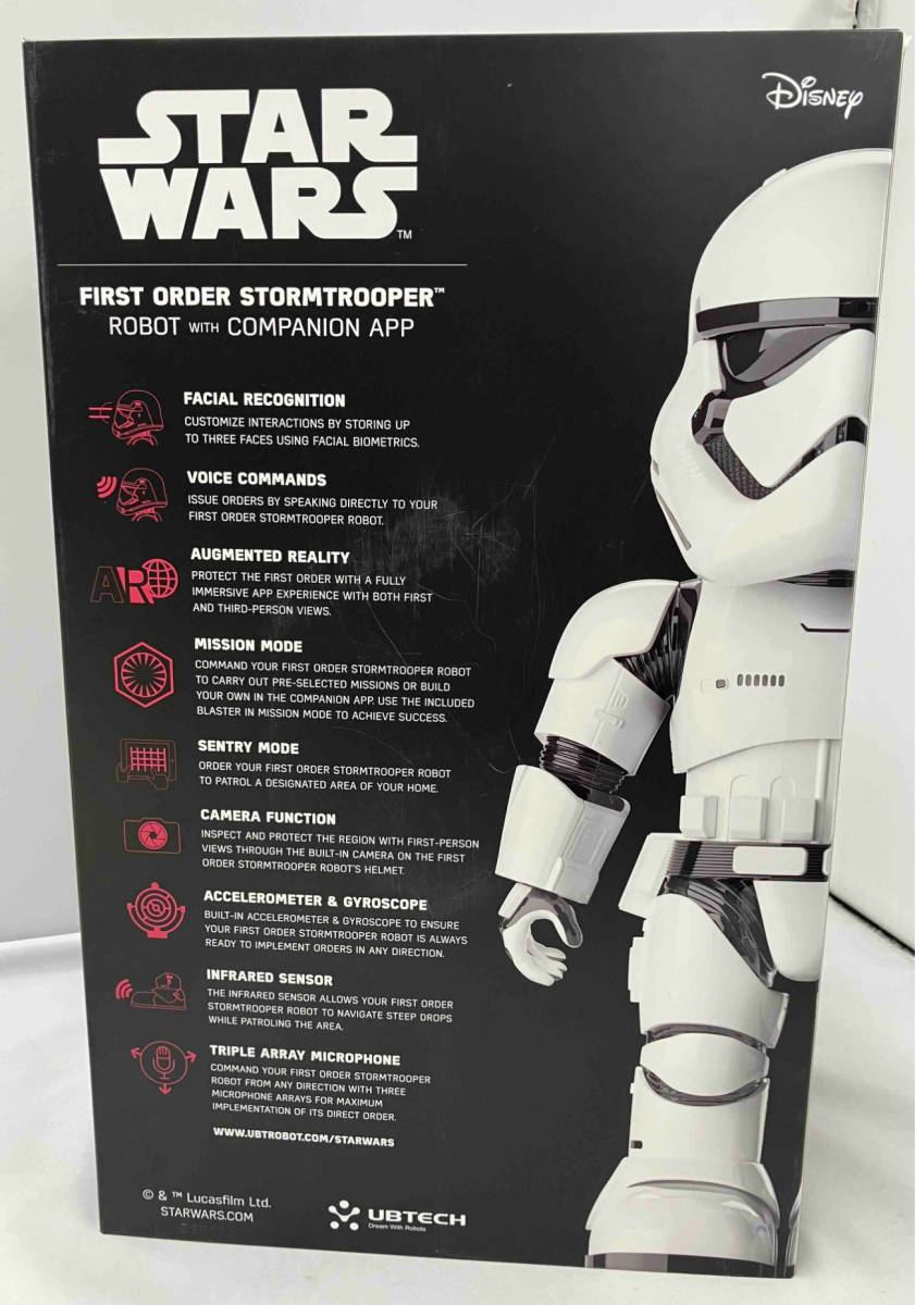 未開封品 UBTECH STAR WARS スターウォーズ FIRST ORDER STORMTROOPER ファーストストームトルーパー ROBOT ロボットの画像2