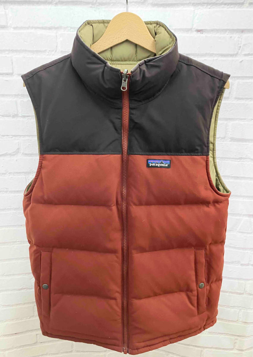 Patagonia / パタゴニア / ダウンベスト / 27587 / BIVY DOWN VEST / リバーシブル / ベージュ / オレンジ_画像3