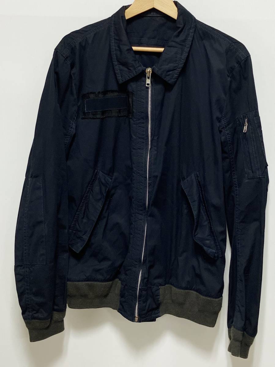 sacai サカイ Product dyed Jacket ブルゾン ジャケット ネイビー 3_画像1