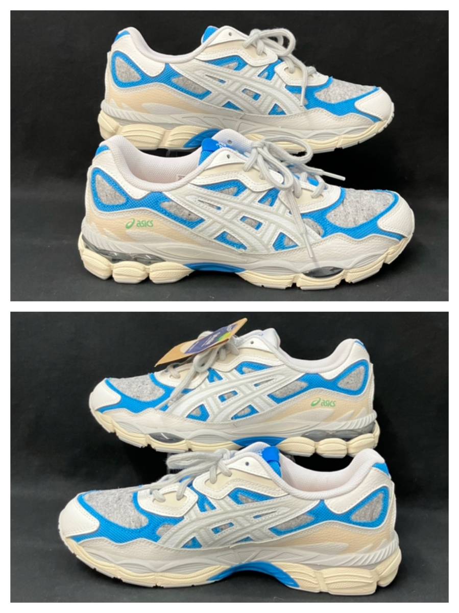 [箱付・未使用] asics GEL-NYC アシックス スニーカー ホワイト ブルー 27.5cm 1203A281 SHIGEN Pack 2.0_画像4