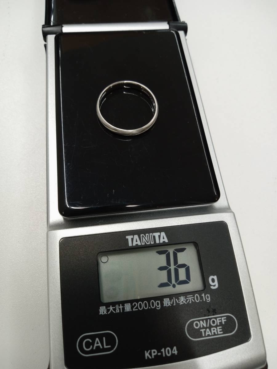 Pt1000 リング 16.5号 ＃16.5 約3.6g 指輪_画像5