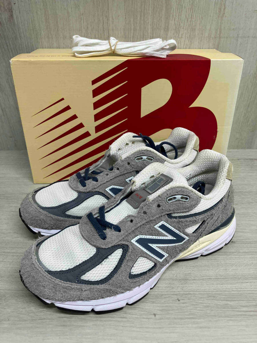 new balance U990TA4 US7.5約25.5cm ニューバランス メンズ レディース スニーカー グレー USA製 替え紐箱あり_画像1