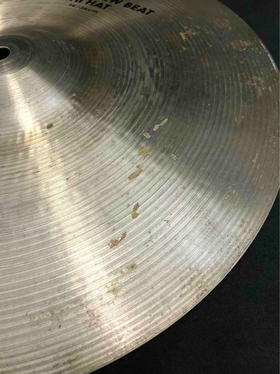 ジャンク Zildjian ジルジャン ハイハットシンバル 14'/36cm 14インチ 2枚セット 打楽器 ドラム 現状品_画像9