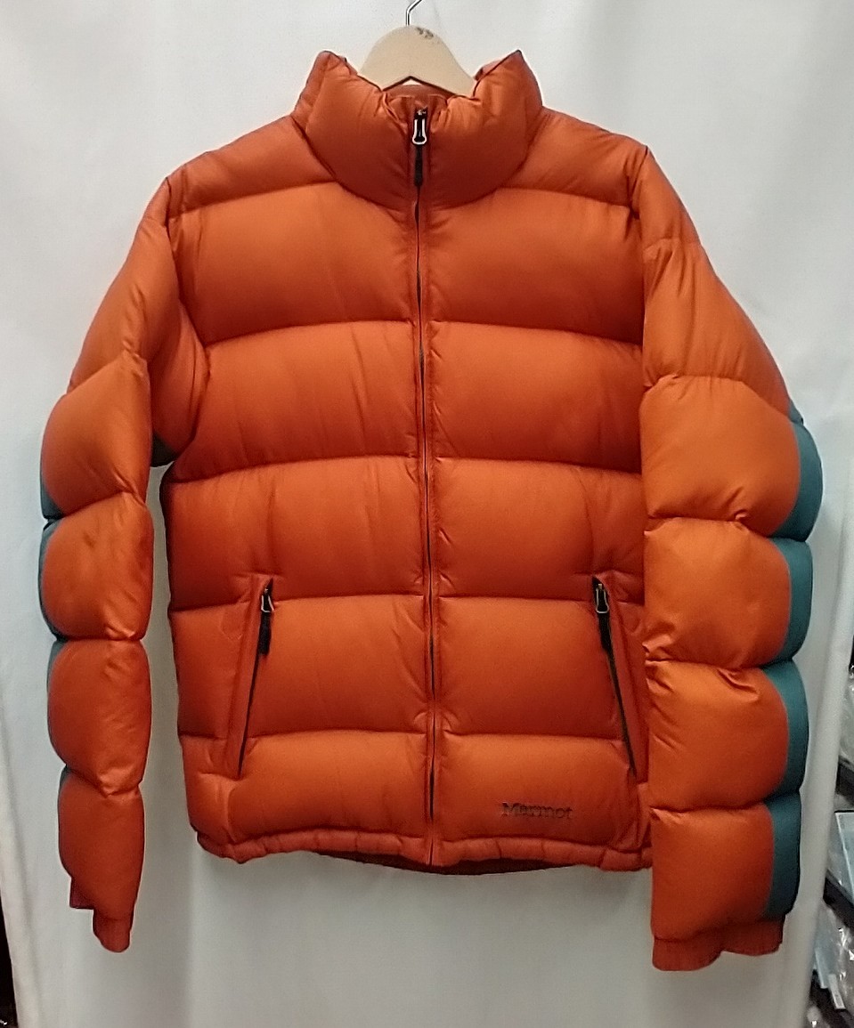 MARMOT マーモット GOOSE DOWN JACKET／90s’／ヴィンテージ ダウン オレンジ Mサイズ