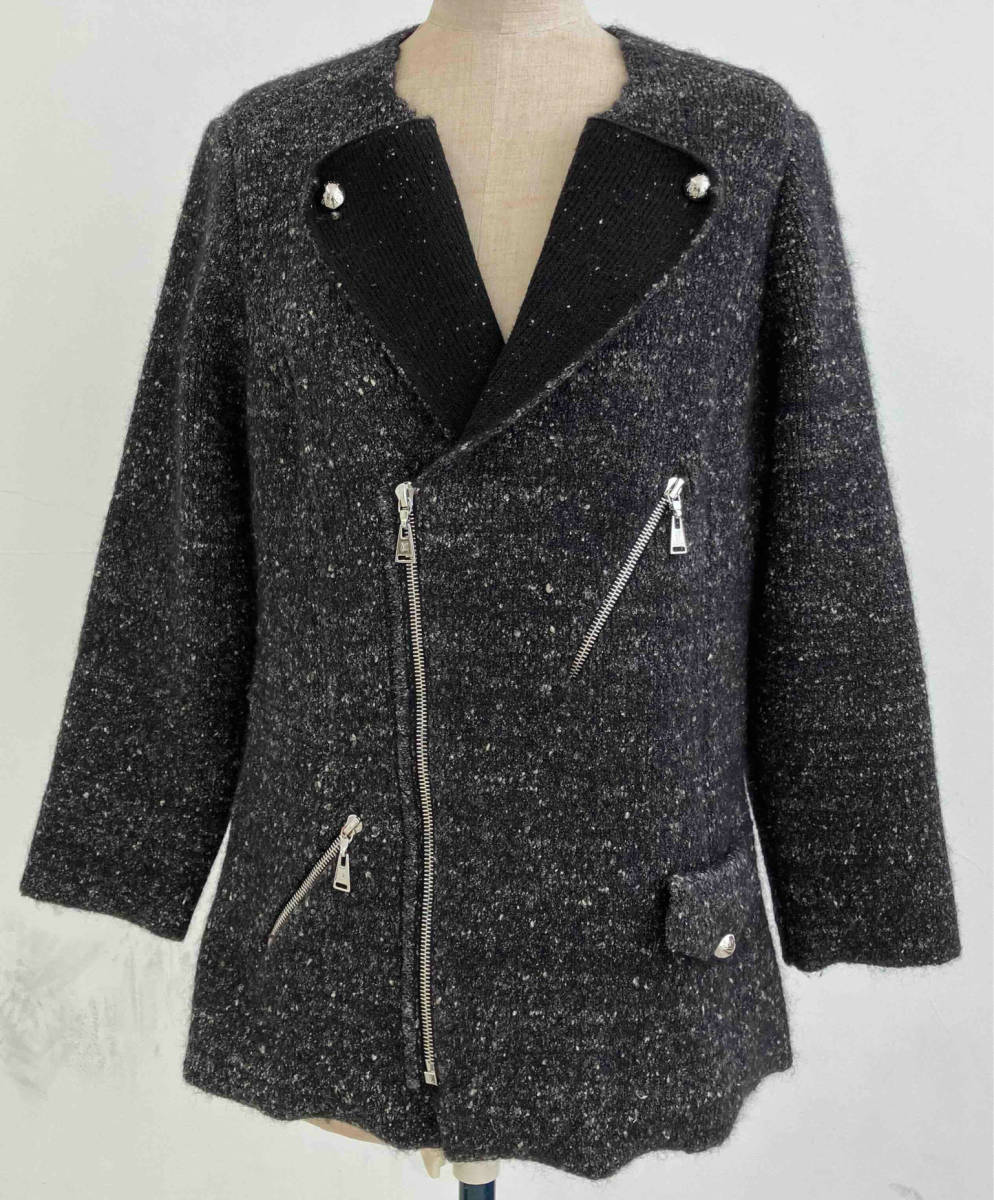 LOUIS VUITTON Louis Vuitton tweed jacket gray series 