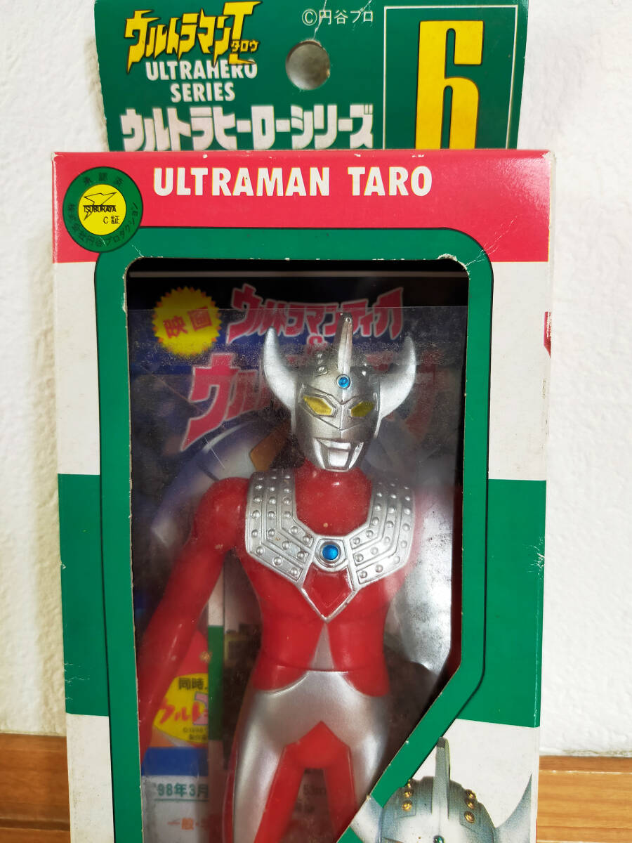  Ultraman Taro Ultra герой серии 6 фигурка BANDAI с коробкой сделано в Японии Bandai retro 1991 годы 