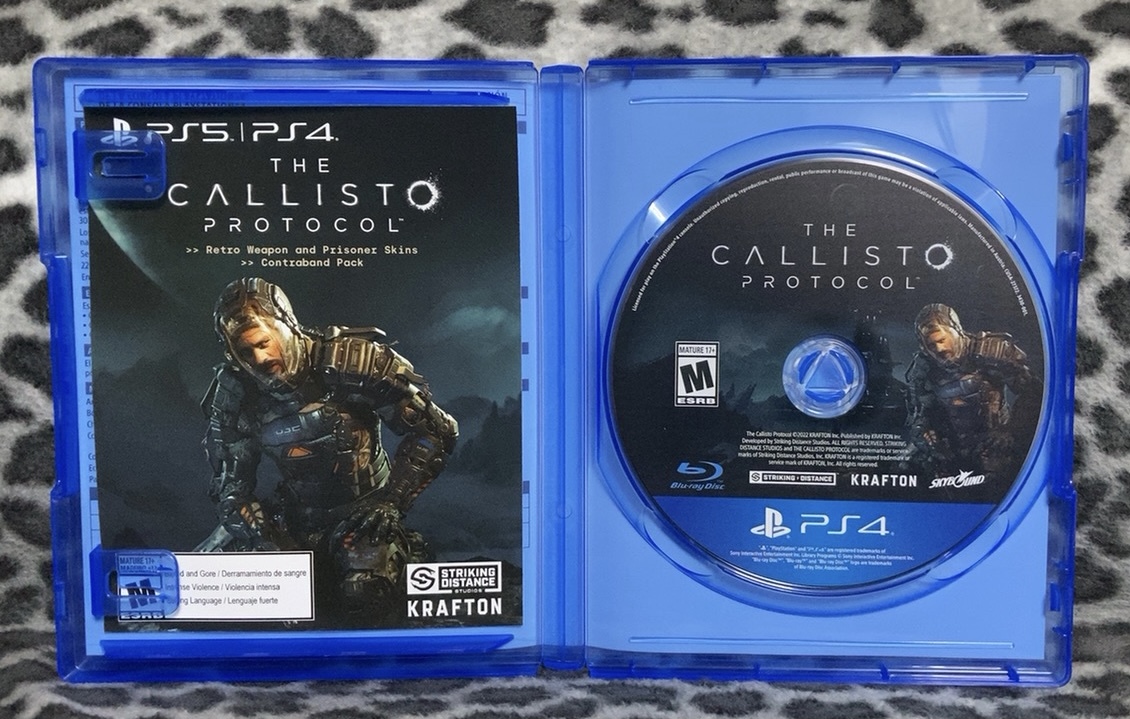 【送料無料】美品 国内版未発売 PS4 The Callisto Protocol Day One Edition 北米版 日本語対応 カリスト プロトコル プレイステーション4_画像3