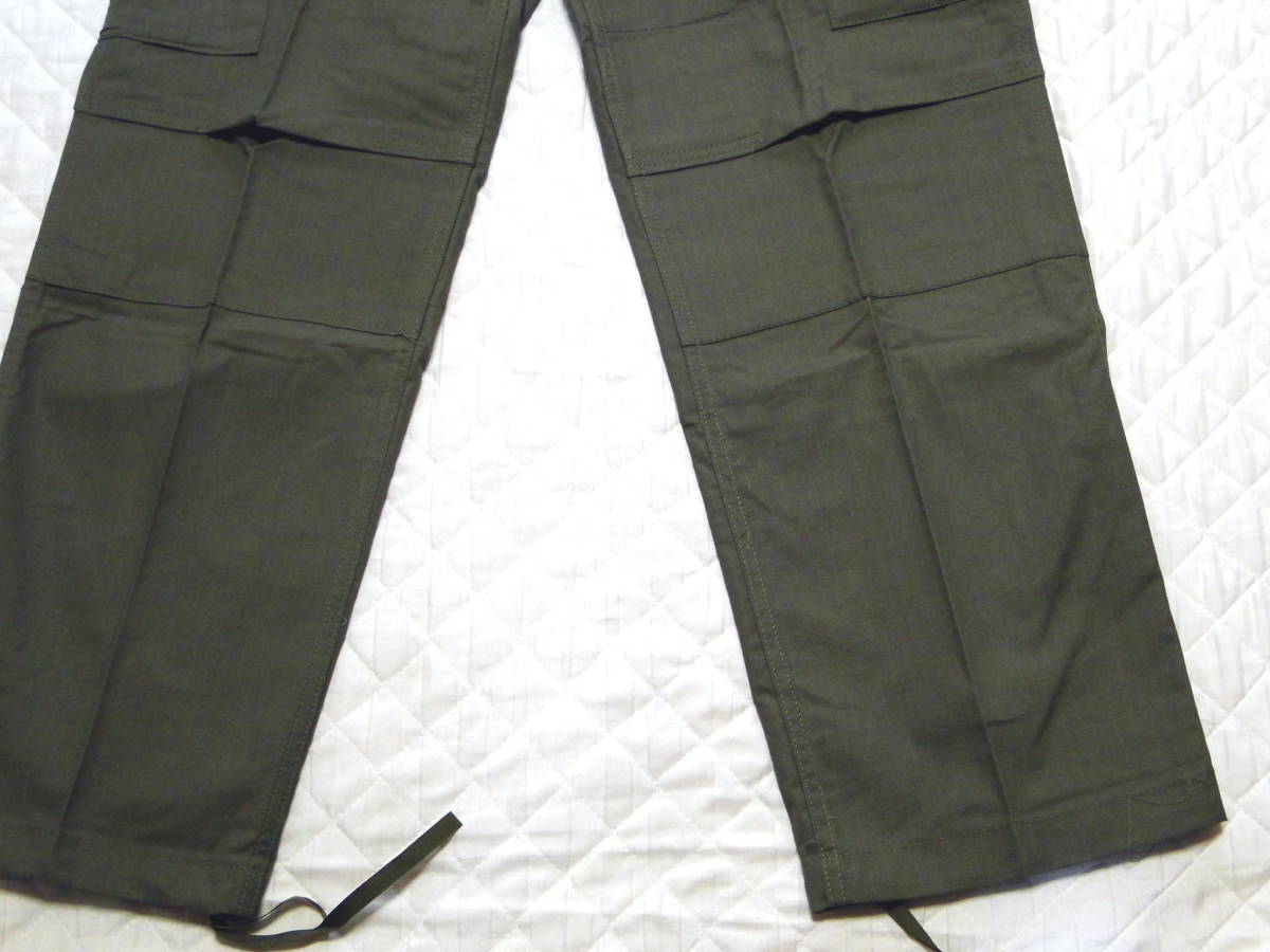 90's カーゴ パンツ SIZE-S Trousers Hot Weather Cotton Rip-Stop デッドストック 送料込_画像2