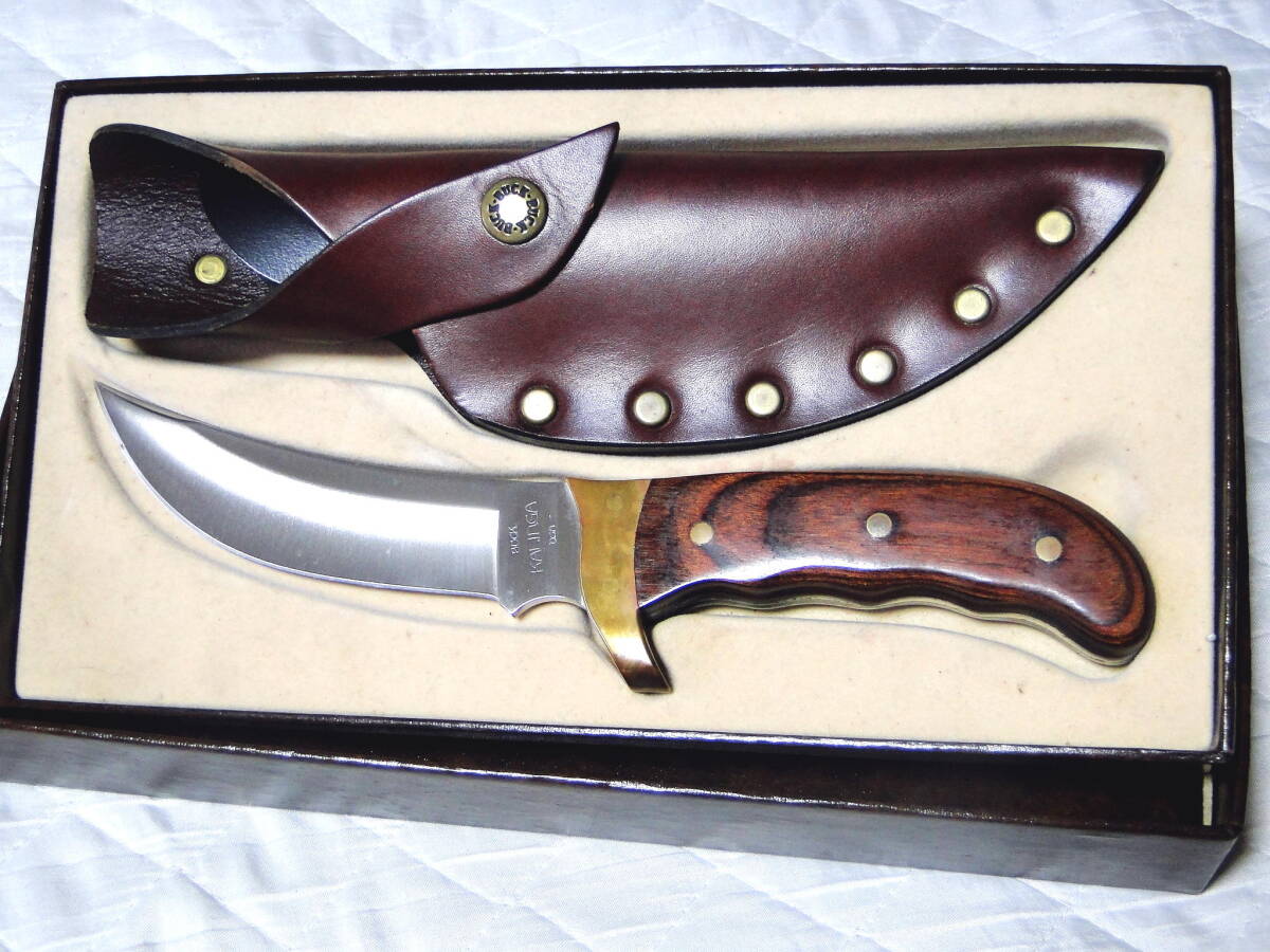 90's Buck Knife バックナイフ カリンガ スキナーナイフ "Kalinga" knife in original box ビンテージ　送料込