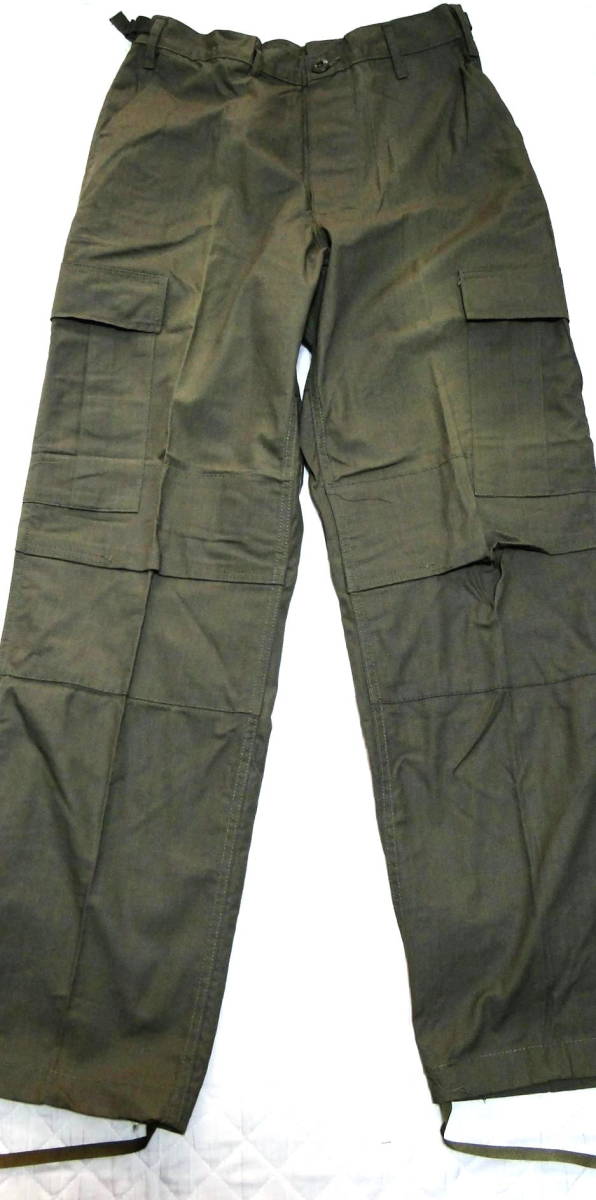 90'S カーゴ パンツ SIZE-M コンバット Trousers Hot Weather Cotton Rip-Stop デッドストック 送料込 _画像1