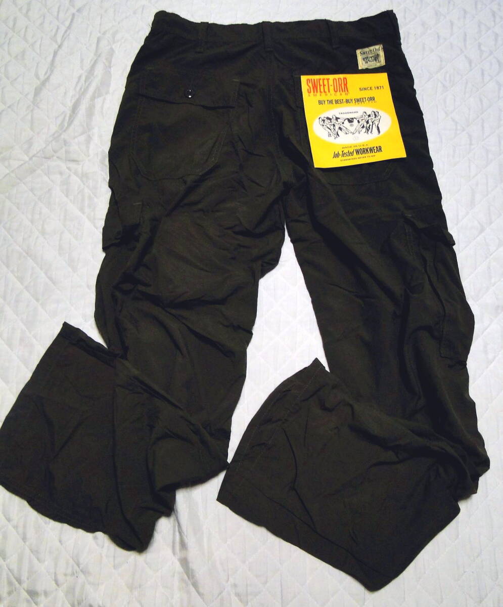 80'S スウィートオール 32/L ベイカーパンツ SWEET-ORR Cotton Utility Pants USA製