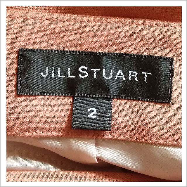 [JILLSTUART] salmon розовый оттенок бежевого tail cut flair юбка Jill Stuart 2 S~M ранг * включая доставку 