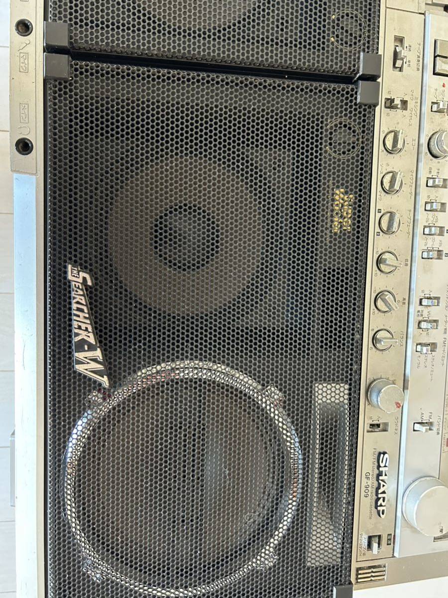 SHARP ラジカセ シャープ GF-909 THE SEARCHER-W FM/AM ステレオラジオカセット ラジカセ オーディオ機器 中古_画像3