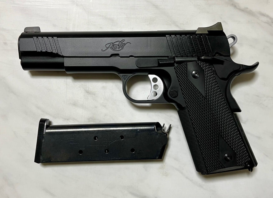 【 美品 】B.W.C. キンバー LAPD SWAT カスタム II / HW ・ 未発火　　　　　　　　検索） モデルガン BWC KIMBER タニオコバ タニオ・コバ_本体は未発火です