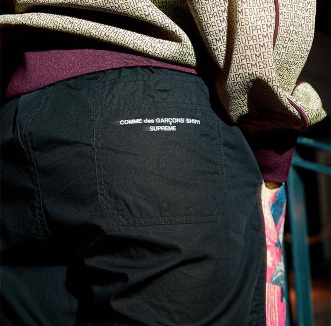 【新品未使用】シュプリーム×コムデギャルソン パンツ Lサイズ Supreme × commedes garcons cotton patchwork shotopant Skate Pant 18AW_画像10
