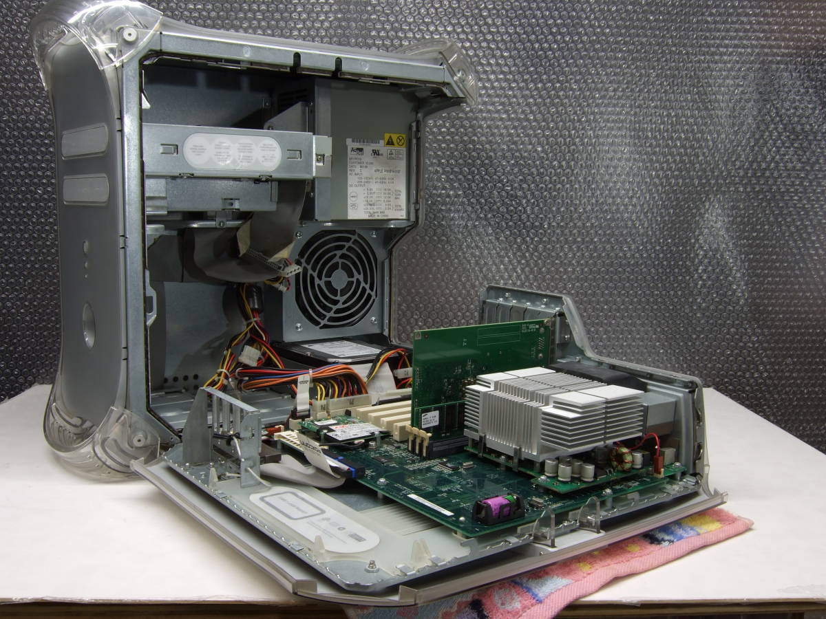 【ジャンク品】Power Mac G4 867MHz_512MB_80GBx2 OS9.2.1_10.1 （OSCD KB マウス 電源ケーブル付属）_画像6