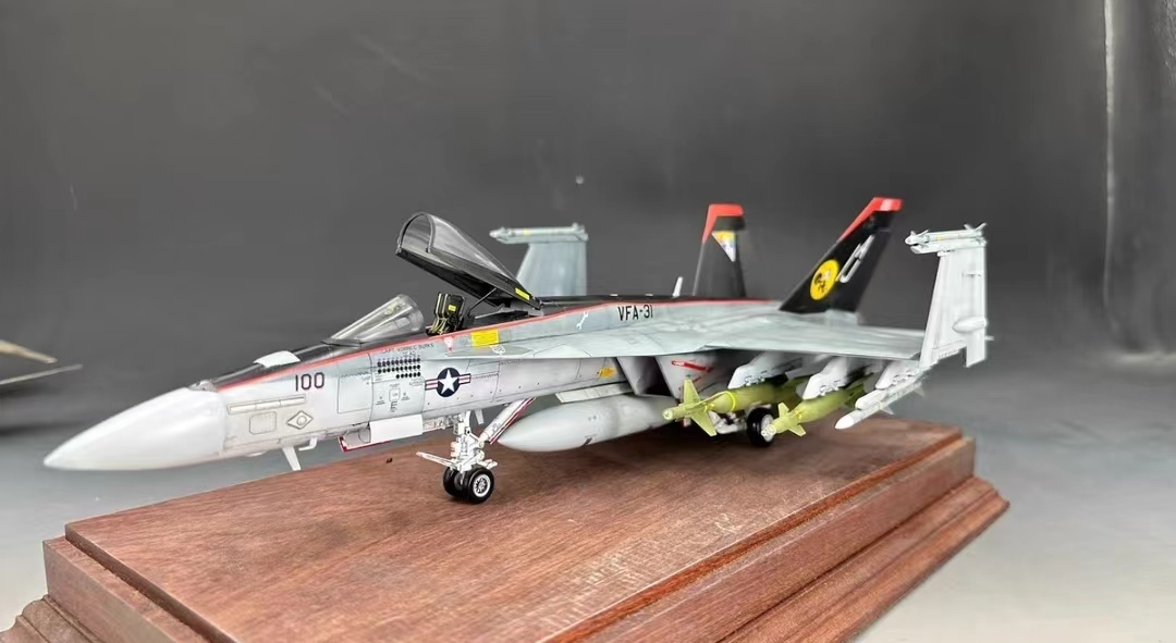 1/48 アメリカ F/A-18E スーパーホーネット 組立塗装済完成品