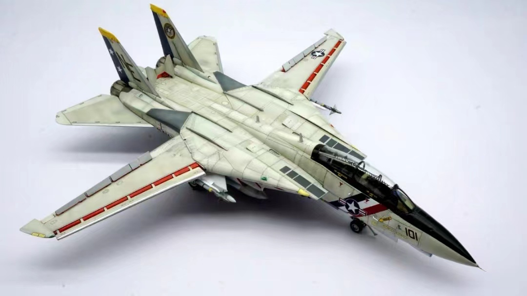1/72 America navy F-14D Tomcat construction painted final product 