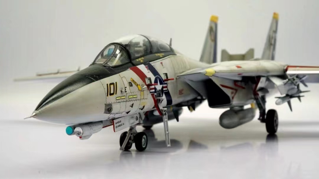 1/72 America navy F-14D Tomcat construction painted final product 