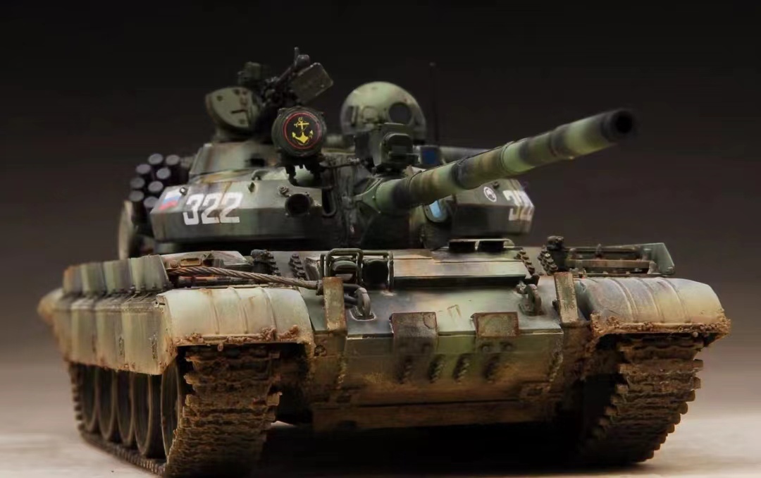 1/35 ロシア陸軍 T-55AM 主力戦車 組立塗装済完成品 _画像1