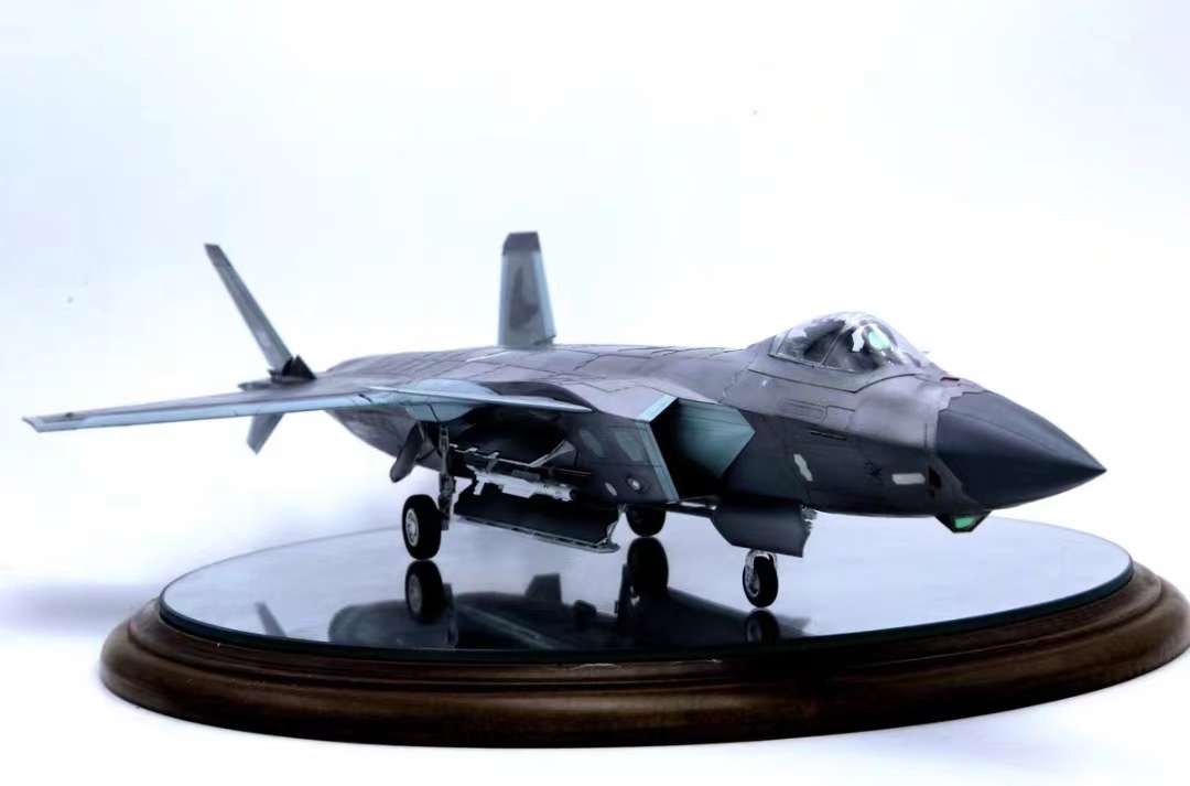 1/48 中国空軍 J-20 ステルス戦闘機 組立塗装済完成品