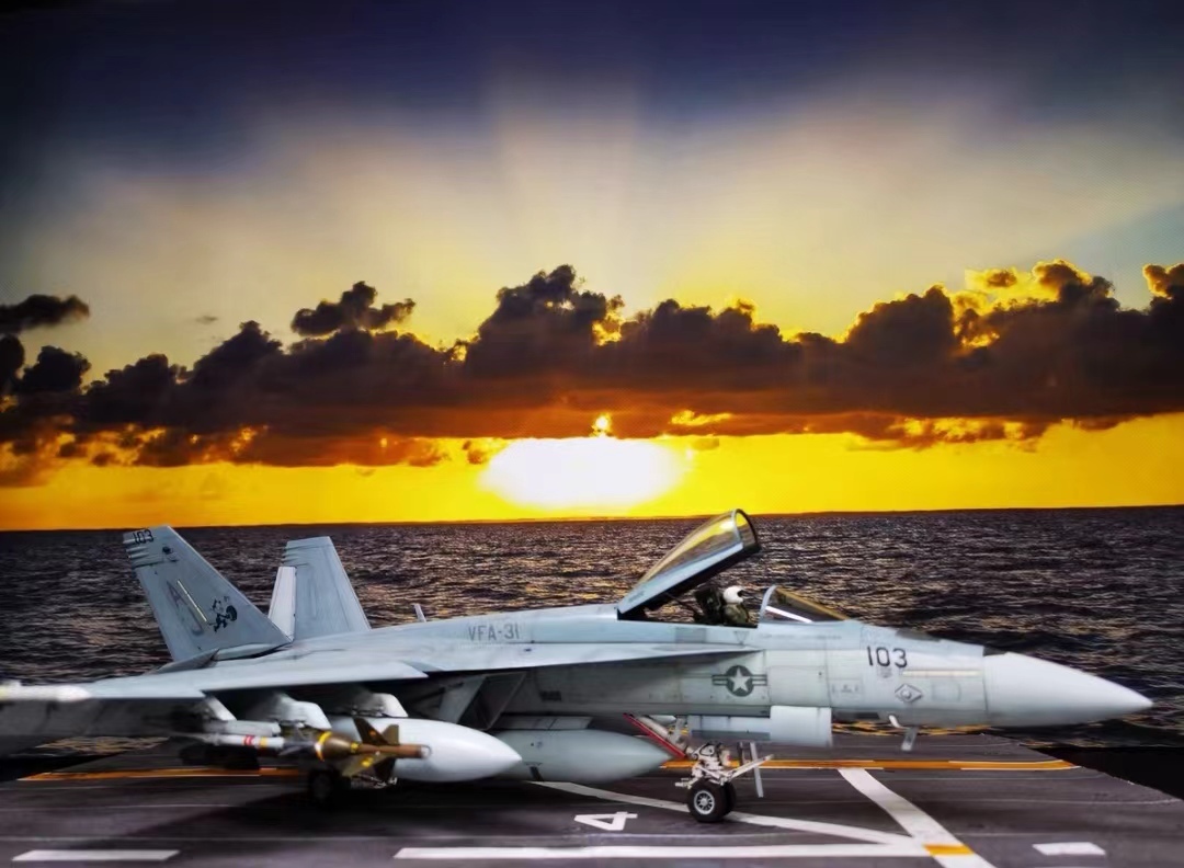 1/48 America военно-морской флот F/A-18F super Hornet сборка покрашен конечный продукт 