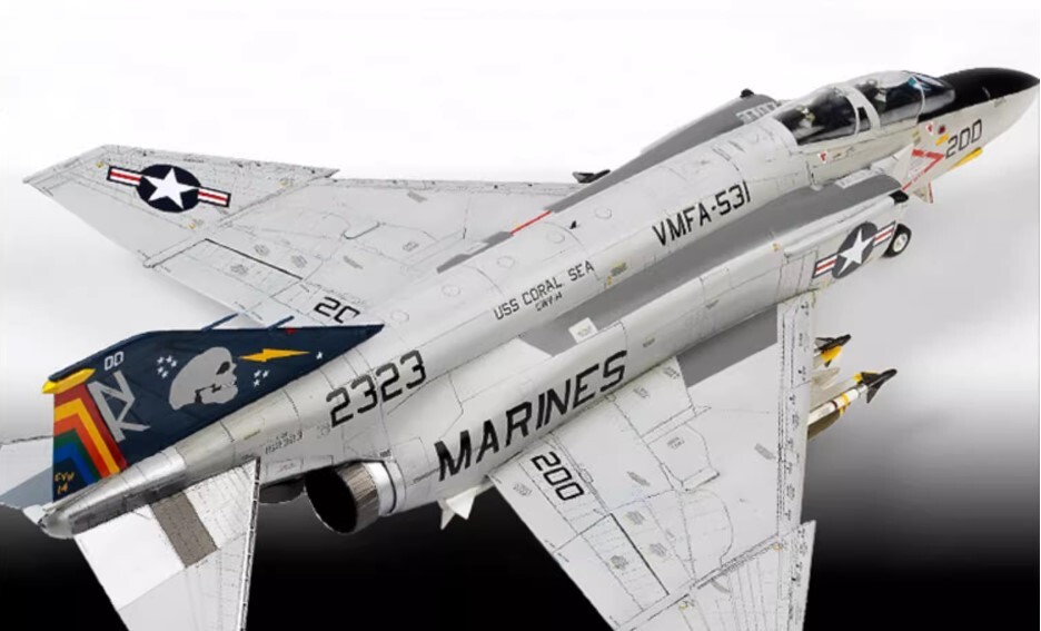 1/48 America navy F-4B/N Phantom Ⅱ construction painted final product 