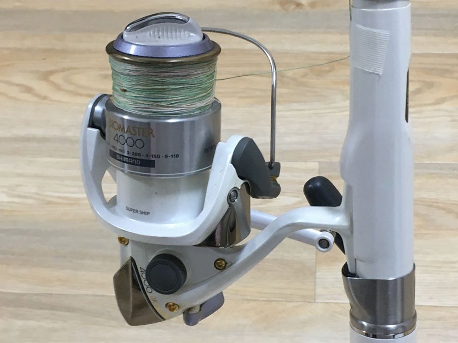 ☆中古☆Daiwa ダイワ INTERLINE ISO 2・52 遠投 釣り竿 ロッド＆SHIMANO シマノ BIOMASTER バイオマスター 4000 リール セット_画像5