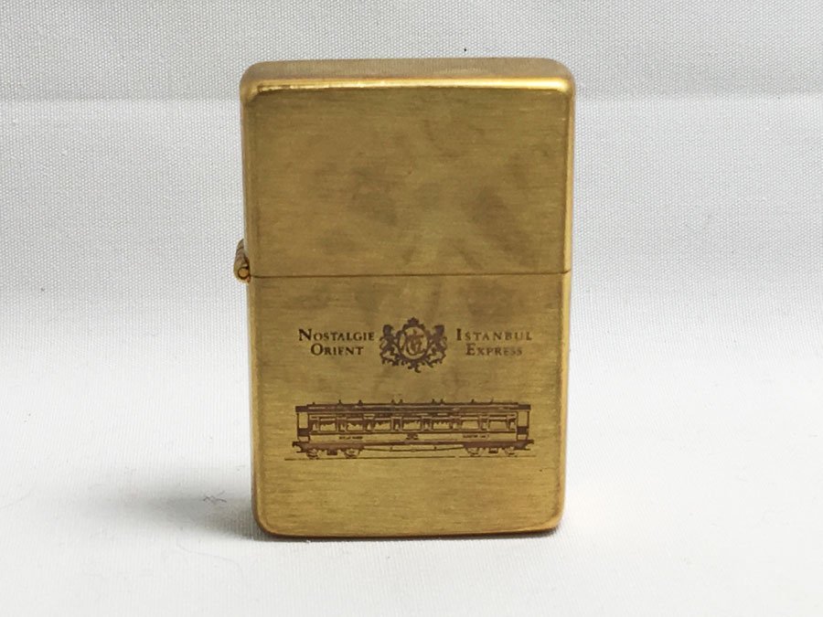 未使用 ZIPPO ジッポー NOSTALGIE ISTANBUL ORIENT EXPRESS ノスタルジー イスタンブールオリエント急行 観光列車 1987年製 箱付 ライター_画像2