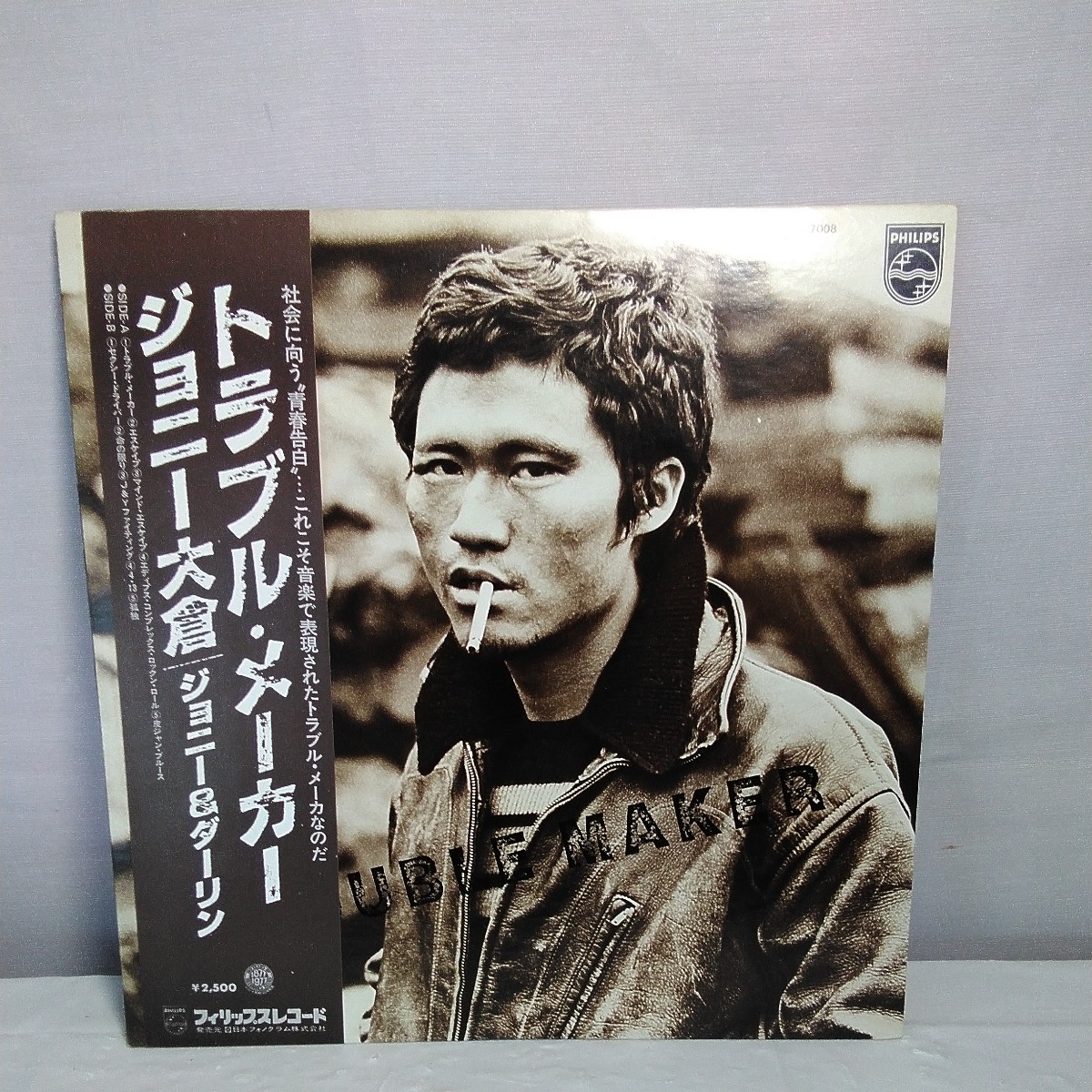 ジョニー大倉　トラブルメーカー　JOHNNY WILD　レコード_画像2