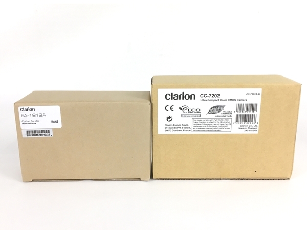 Clarion クラリオン EA-1812 CC-7202 カメラ電源分配BOX 小型カメラ セット 未使用 Y8507396_画像1