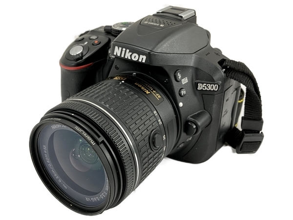 Nikon D5300 一眼レフカメラ カメラボディ ニコン AF-P DX NIKKOR 18-55mm 1:3.5-5.6G VR レンズセット 中古 W8510476_画像1