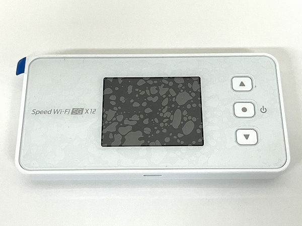 NEC ポケットWi-Fi NAR03 Speed Wi-Fi 5G X12 アイスホワイト 中古 美品 T8506563_画像1