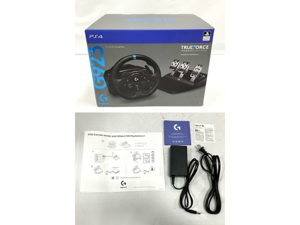 Logicool G923 レーシングホイール&ペダル ゲーム ロジクール ハンコン コントローラー PS4 ゲーム 中古 H8483629_画像2