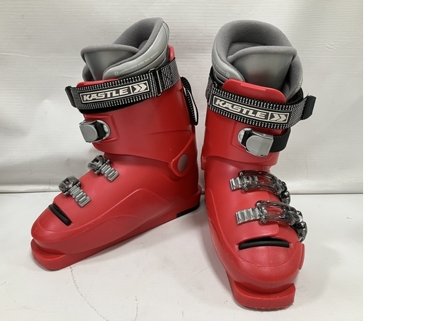 【1円】 KASTLE ケスレー anatomical fit system スキー靴 サイズ 287 赤 レッド 中古 H8217963_画像1