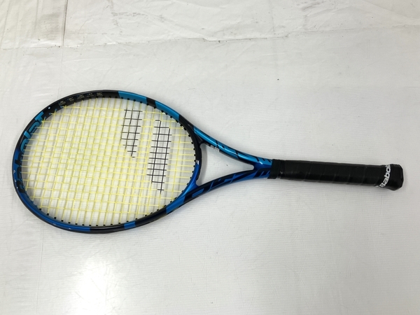 BabolaT Pure Drive 2021 硬式 テニスラケット ブルー/ブラック系 テニス用品 中古 T8522728_画像2