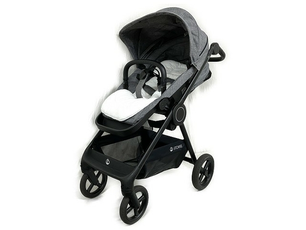 STOKKE ストッケ 折りたたみ式 ベビーカー STOKKE Beat 2020年製 フットマフ付き ベビー用品 中古 T8492609_画像1