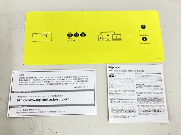 【1円】Logicool ロジクール Bluetooth キーボード K380 PC周辺機器 ホワイト ジャンク K8318389_画像2