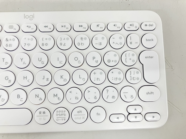 【1円】Logicool ロジクール Bluetooth キーボード K380 PC周辺機器 ホワイト ジャンク K8318389_画像8