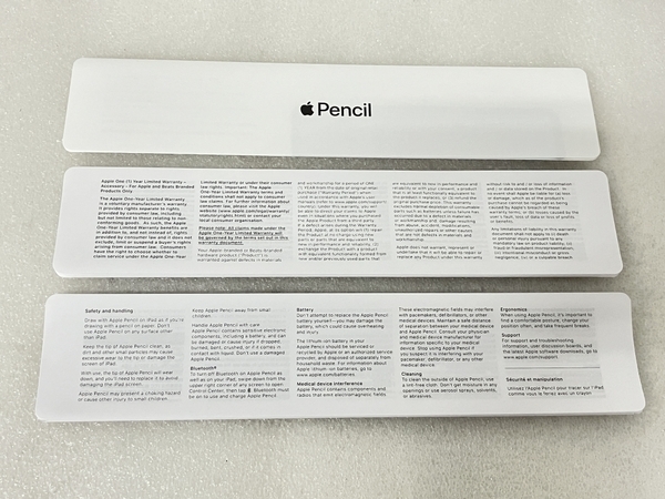 Apple PU8F2J/A Apple Pencil 2nd generation A2051 第2世代 アップルペンシル 中古 S8497414_画像3