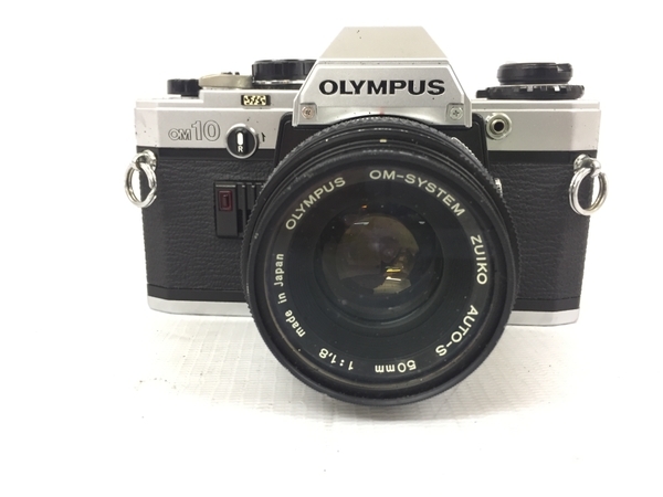 OLYMPUS OM10 フィルムカメラ ZUIKO AUTO-S 50mm 1:1.8 ZUIKO AUTO-ZOOM 100-200mm 1:5 レンズ カメラ ジャンク G8484238_画像2