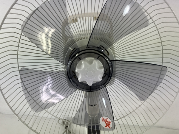 【1円】 HITACHI HEF-100R リビング扇風機 うちわ風 リモコン付き 首振り 日立 中古 N8328069_画像5