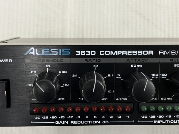 ALESIS 3630 COMPRESSOR コンプレッサー 音響機材 ジャンク N8521008_画像3