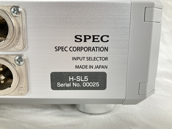 SPEC H-SL5 インプットラインセレクター RCA4系統 XLR1系統 オーディオ 中古 良好 W8522107_画像7