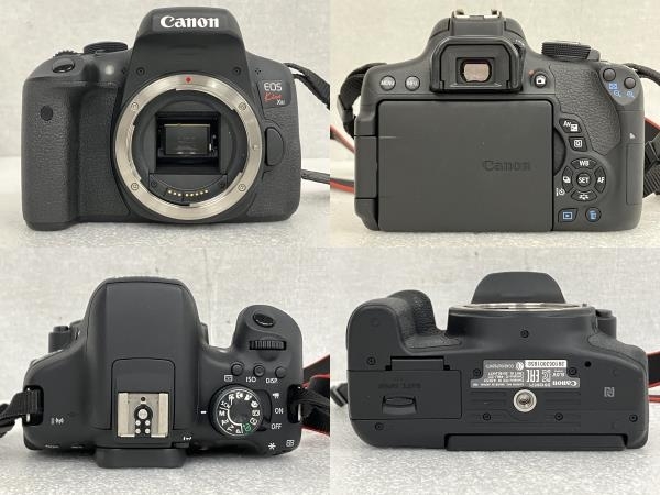 Canon EOS kiss X8i 55-250mm 18-55mm ダブル レンズ キット 一眼レフ カメラ キャノン 中古 良好 S8481510_画像3