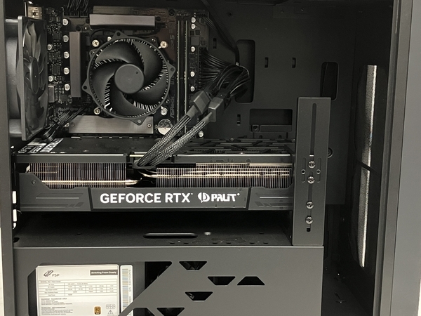 MouseComputer LEVEL ILeDEs-M77M-A137F-ULSXB i7-13700F 16GB SSD1TB RTX 4070 Ti デスクトップ 中古 良好 M8462260_画像8