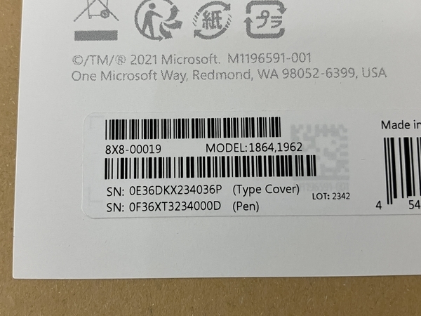 Microsoft 8X8-00019 Surface Pro スリムペン2付き Signature キーボード マイクロソフト 未使用 O8514500_画像4